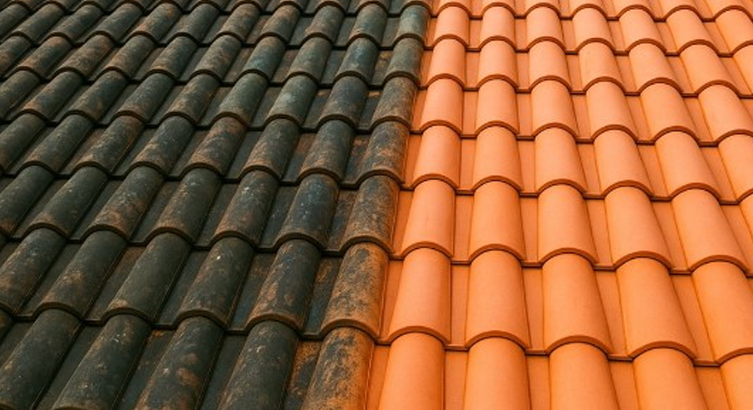 Démoussage de toiture